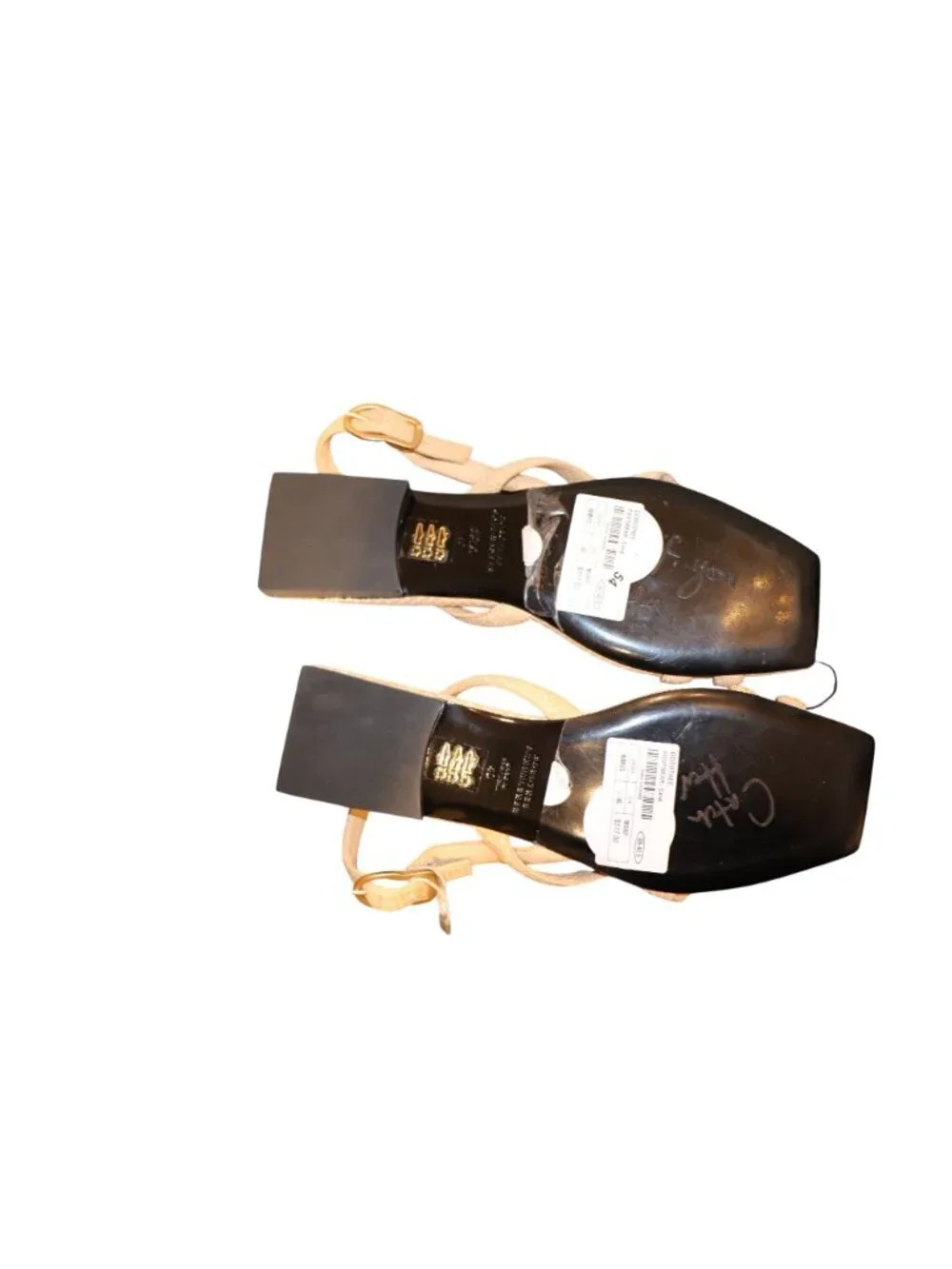 Dorothee Schumacher Beige Snake Print Leather Sandals, Size 40/10